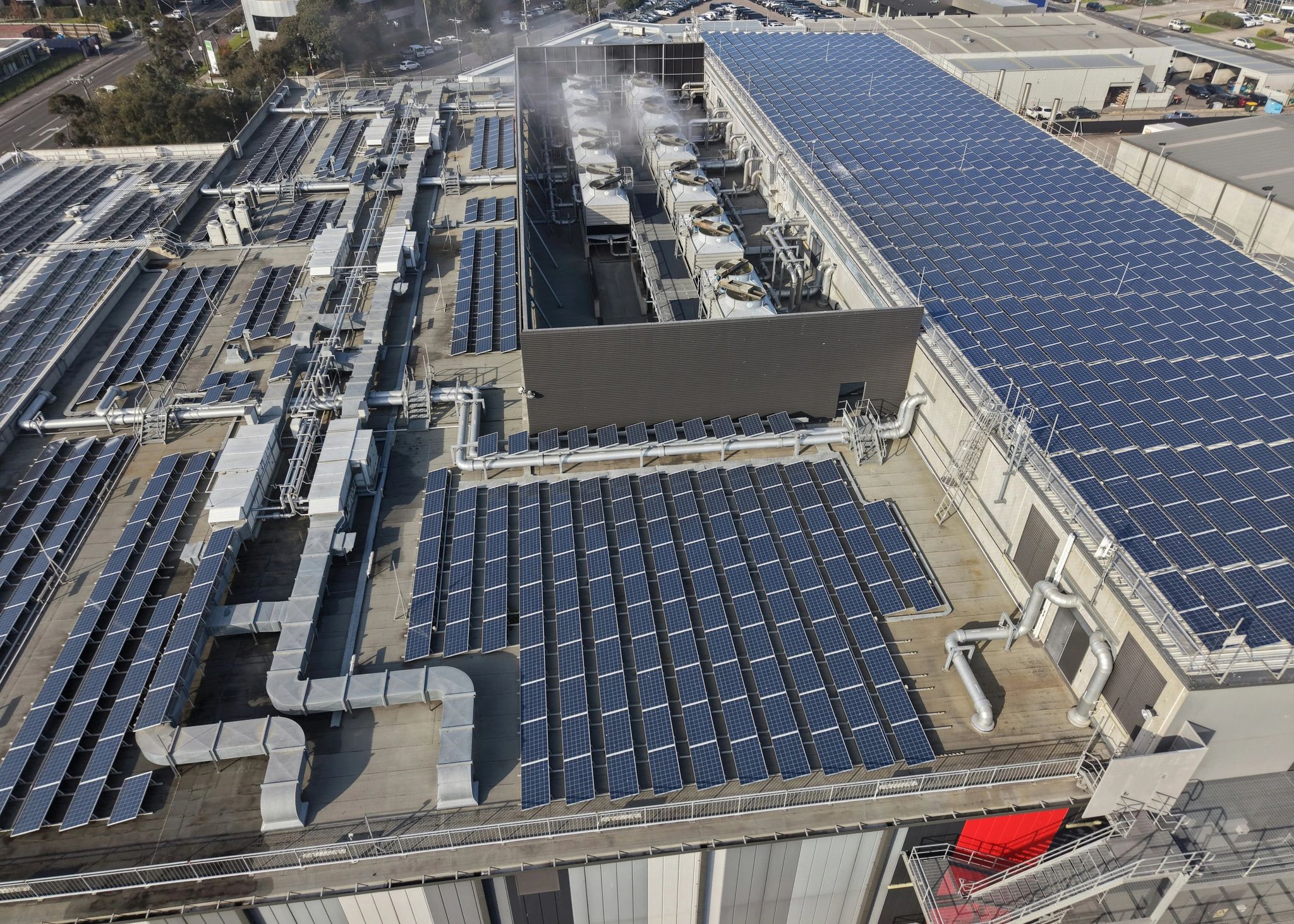 Solar panels representing RV solar support